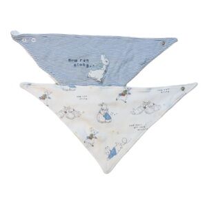 BEATRIX POTTER Peter Rabbit Bandana Bib Set